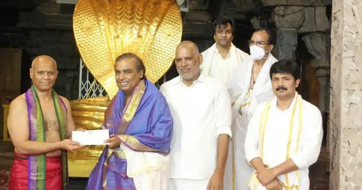 Mukesh Ambani TTD