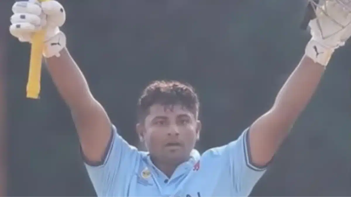 #RanjiTrphy #SarfarazKhan - ShareChat