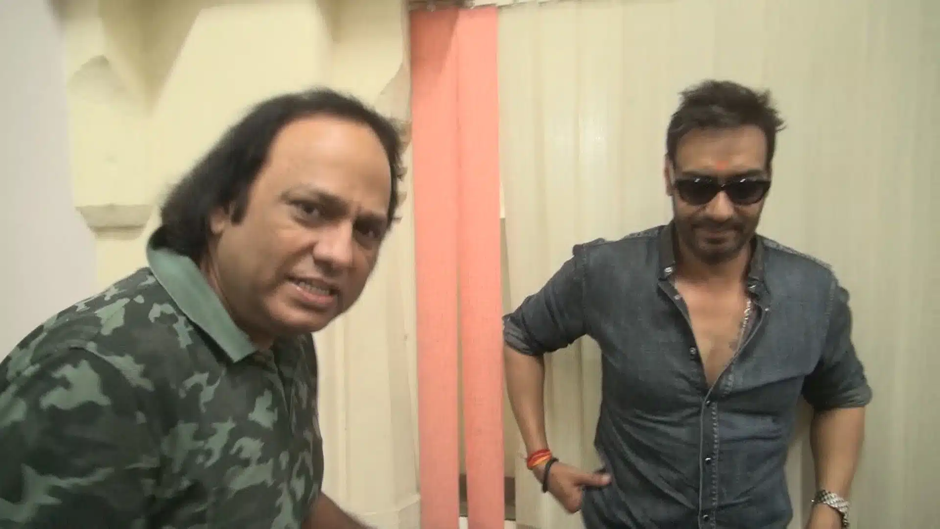 Ajay Devgn at a promotion for the original Drishyam in Jaipur in July 2015
