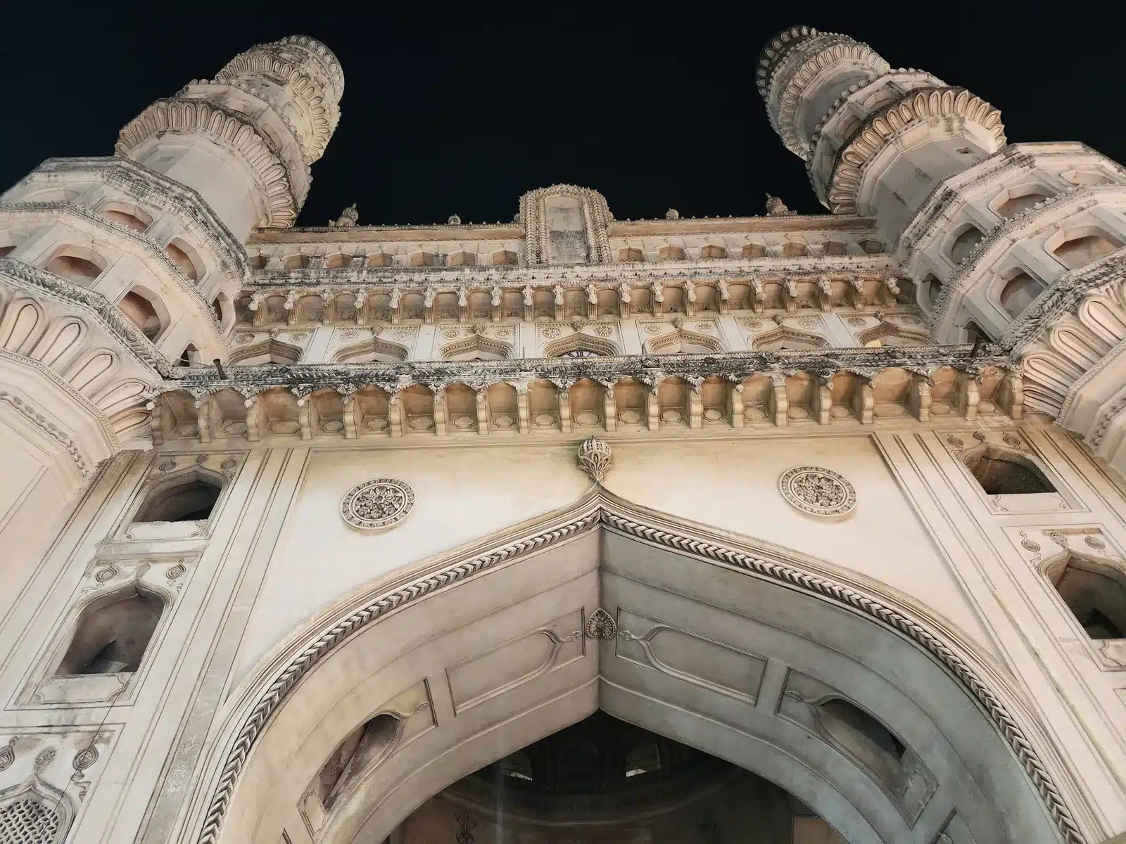 Charminar in Hyderabad photographed at night in April 2023; file photo.