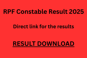 RPF Constable Result 2025